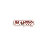 Infamous Logo Sticker