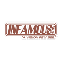 Infamous Logo Sticker