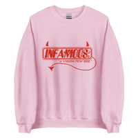 Infamous Monster Logo Sweatshirt Red