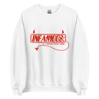 Infamous Monster Logo Sweatshirt Red