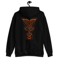 Infamous Monster Logo Hoodie Orange