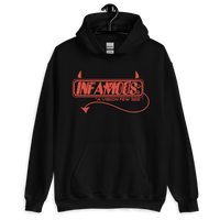 Infamous Monster Logo Hoodie Red