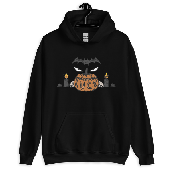 Infamous LUCK Pumpkin Logo Hoodie