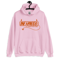 Infamous Monster Logo Hoodie Orange